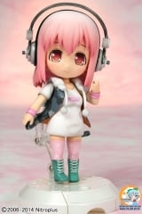 Оригинальная аниме фигурка Nanorich VC - Super Sonico SoniComi Yoroshiku Onegaishimau ver. Posable Figure