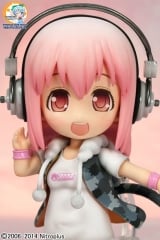Оригинальная аниме фигурка Nanorich VC - Super Sonico SoniComi Yoroshiku Onegaishimau ver. Posable Figure