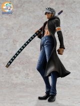 Оригинальная аниме фигурка Portrait.Of.Pirates ONE PIECE "Sailing Again" Trafalgar Law Ver.2 1/8 Complete Figure