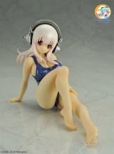 Оригинальная аниме фигурка Super Sonico School Swimsuit ver. 1/6 Complete Figure