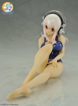 Оригинальная аниме фигурка Super Sonico School Swimsuit ver. 1/6 Complete Figure