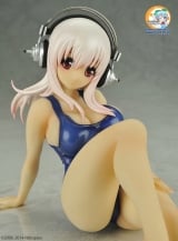 Оригинальная аниме фигурка Super Sonico School Swimsuit ver. 1/6 Complete Figure