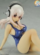 Оригинальная аниме фигурка Super Sonico School Swimsuit ver. 1/6 Complete Figure