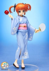 Оригінальна аніме фігурка Magical Girl Lyrical Nanoha THE MOVIE 2nd A's - Nanoha Takamachi Yukata Ver. 1/8 Complete Figure
