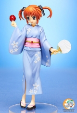 Оригінальна аніме фігурка Magical Girl Lyrical Nanoha THE MOVIE 2nd A's - Nanoha Takamachi Yukata Ver. 1/8 Complete Figure
