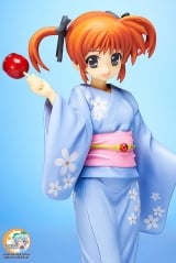 Оригинальная аниме фигурка Magical Girl Lyrical Nanoha THE MOVIE 2nd A's - Nanoha Takamachi Yukata Ver. 1/8 Complete Figure