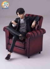 Оригинальная аниме фигурка mensHdge technical statue No.3 Attack on Titan - Levi Complete Figure
