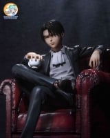 Оригинальная аниме фигурка mensHdge technical statue No.3 Attack on Titan - Levi Complete Figure