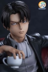Оригинальная аниме фигурка mensHdge technical statue No.3 Attack on Titan - Levi Complete Figure