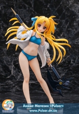 Оригінальна аніме фігурка Magical Girl Lyrical Nanoha The MOVIE 2nd A's - Fate Testarossa Swimsuit Parka style 1/8 Complete Figure