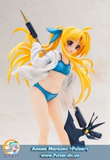 Оригинальная аниме фигурка Magical Girl Lyrical Nanoha The MOVIE 2nd A's - Fate Testarossa Swimsuit Parka style 1/8 Complete Figure