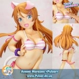 Оригинальная аниме фигурка Oreimo 2nd Season - Kirino Kousaka -Cat Ear Swimsuit ver.- Soft Bust Edition 1/2.5 Complete Figure