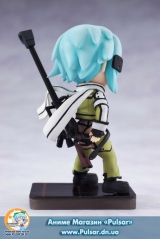 Оригинальная аниме фигурка Smartphone Stand Bishoujo Character Collection No.08 Sword Art Online II - Sinon Pre-painted Complete PVC Figure