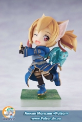 Оригинальная аниме фигурка Smartphone Stand Bishoujo Character Collection No.09 Sword Art Online II - Silica Pre-painted Complete PVC Figure