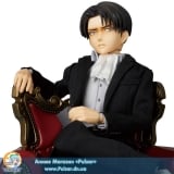 Оригинальная аниме фигурка  Real Action Heroes No.697 RAH Attack on Titan - Levi (Suits Ver.)