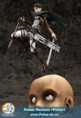 Оригінальна аніме фігурка Attack on Titan - Levi 1/8 Complete Figure