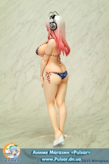 Оригинальные аниме фигурки  Super Sonico Paisura Bikini ver. 1/6 Complete Figure