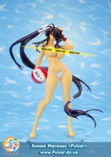 Оригінальна аніме фігурка Ikkitousen XTREME XECUTOR - Unchou Kanu Beach Ver.Kai Black/White 1/6 Complete Figure