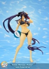 Оригинальная аниме фигурка Ikkitousen XTREME XECUTOR - Unchou Kanu Beach Ver.Kai Black/White  1/6 Complete Figure