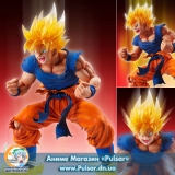 Оригінальна аніме фігурка Chozo Art Collection - Dragon Ball Z Kai: Super Saiyan Son Goku Ver.2 Clear Hair Complete Edition Figure