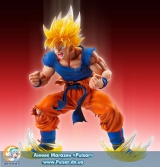 Оригінальна аніме фігурка Chozo Art Collection - Dragon Ball Z Kai: Super Saiyan Son Goku Ver.2 Clear Hair Complete Edition Figure