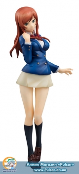 Оригинальная аниме фигурка Gundam Girls Generation "Gundam Build Fighters TRY" Mirai Kamiki (Uniform Ver.) 1/10 Complete Figure