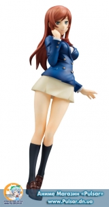 Оригинальная аниме фигурка Gundam Girls Generation "Gundam Build Fighters TRY" Mirai Kamiki (Uniform Ver.) 1/10 Complete Figure