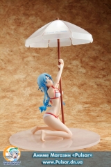 Оригінальна аніме фігурка Sword Art Online II - Asuna Sexy Bikini de Parasol Figure 1/7 Complete Figure