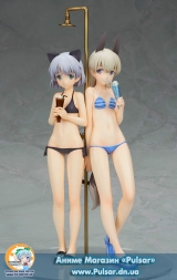 Оригинальная аниме фигурка Strike Witches 2 - Sanya & Eila Swimsuit Ver. 1/8 Complete Figure