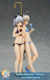 Оригинальная аниме фигурка Strike Witches 2 - Sanya & Eila Swimsuit Ver. 1/8 Complete Figure