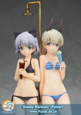 Оригинальная аниме фигурка Strike Witches 2 - Sanya & Eila Swimsuit Ver. 1/8 Complete Figure