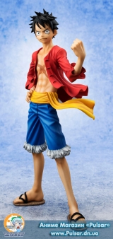Оригинальная аниме Excellent Model Portrait.Of.Pirates ONE PIECE "Sailing Again" Monkey D. Luffy Ver.2 1/8 Complete Figure