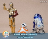 оригінальна Sci-Fi фігурка STAR WARS R2-D2 & C-3PO with BB-8 ARTFX+ STATUE