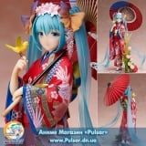 Оригинальная аниме фигурка Miku Hatsune -Hanairogoromo- 1/8 Complete Figure