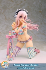 Оригінальна аніме фігурка Super Sonico with Macaron Tower 1/7 Complete Figure
