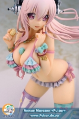 Оригінальна аніме фігурка Super Sonico with Macaron Tower 1/7 Complete Figure