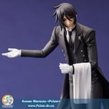 Оригинальная аниме фигурка mensHdge technical statue No.19 Black Butler: Book of Circus - Sebastian Complete Figure