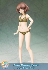 Оригинальная аниме фигурка Girls und Panzer - Yukari Akiyama Uniform & Ankou Suit Ver. 1/4 Complete Figure