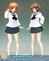 Оригинальная аниме фигурка Girls und Panzer - Yukari Akiyama Uniform & Ankou Suit Ver. 1/4 Complete Figure