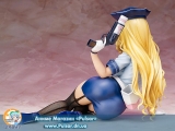 Оригинальная аниме фигурка Gal Kanshu Rina-chan no M Otoko-ka Seikyouiku Shidou - Rina-chan 1/4 Complete Figure