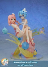 Оригинальная аниме фигурка Wish Upon the Pleiades - Subaru & Aoi Swimsuit ver. Complete Figure