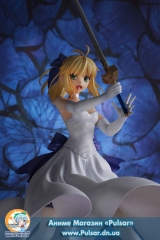 Оригинальная аниме фигурка Fate/staynight [Unlimited Blade Works] - Saber White Dress Ver. 1/8 Complete Figure