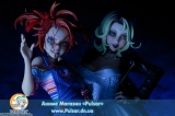 Оригинальная аниме фигурка HORROR BISHOUJO - Bride of Chucky: Tiffany 1/7 Complete Figure