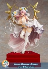 Оригинальная аниме фигурка Super Sonico 10th Anniversary Figure Wedding Ver. 1/6 Complete Figure