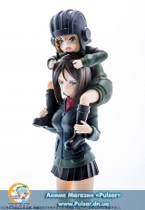 Оригінальна аніме фігурка PLAMAX MF-16 minimum factory - Girls und Panzer The Movie: Katyusha & Nonna 1/20 Plastic Model