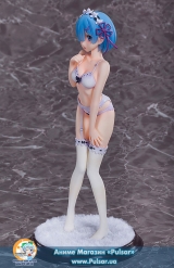 Оригінал (аніме): Re: Zero Kara Hajimeru Isekai Seikatsu Re: ゼ ロ か ら 始 め る 異 世界 生活 第一 章 王 都 の 一日 編 Ім'я персонажа: Rem レ ム Дата випуску: 24 cічня, 2019 Тип фігурки: Completed Model Матеріал: PVC, ABS Розмір: 1/7 Висота: 220 мм Виробник: Souyokusha Скульпт