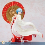 Оригинальная аниме фигурка Re:ZERO -Starting Life in Another World- Rem -Shiromuku- 1/7 Complete Figure