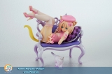 Оригинальная аниме фигурка Neko no Wakusei Funwari Neko to Isu 1/8 Complete Figure