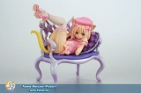 Оригинальная аниме фигурка Neko no Wakusei Funwari Neko to Isu 1/8 Complete Figure