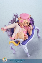 Оригинальная аниме фигурка Neko no Wakusei Funwari Neko to Isu 1/8 Complete Figure